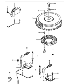 Fh500v-Cs14 Electric Equipment Diagram and Parts List for H1748 55AE3D4S750-WAM Cub Cadet Lawn Mower
